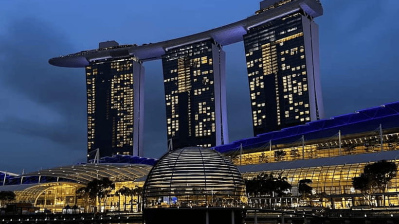 Singapore: Sunset River Cruise and Glittering Light Shows - Spectra at Marina Bay Sands