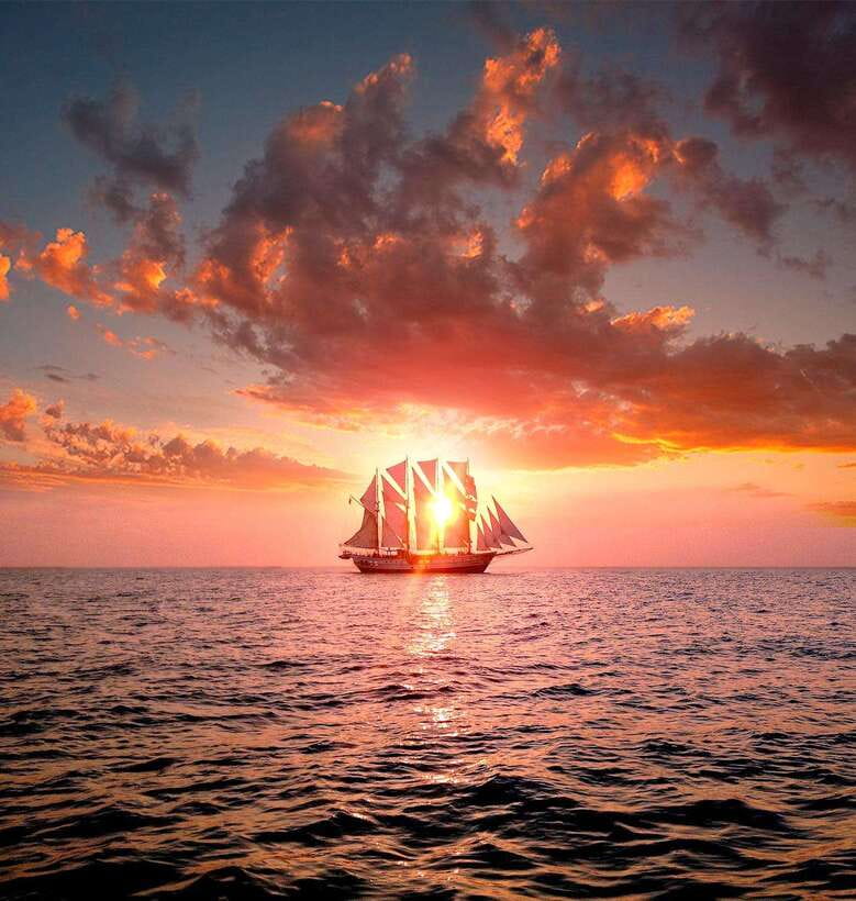 Singapore: Sunset Tall Ship Cruise with 4-Course Meal - A 2.5-hour route built around sunset