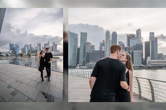 Singapore Vacation Photographer | Photography Tour | Photoshoot - Helix Bridge adds shape and motion