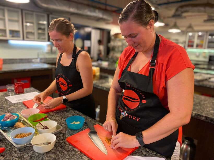 Singaporean Cooking Class With A Professional Chef - Eating outdoors from 12 PM to 1 PM
